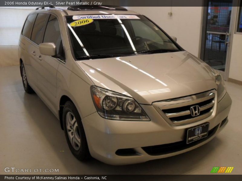 Silver Pearl Metallic / Gray 2006 Honda Odyssey EX-L