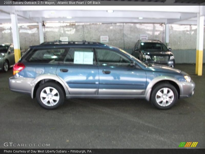 Atlantic Blue Pearl / Off Black 2005 Subaru Outback 2.5i Wagon