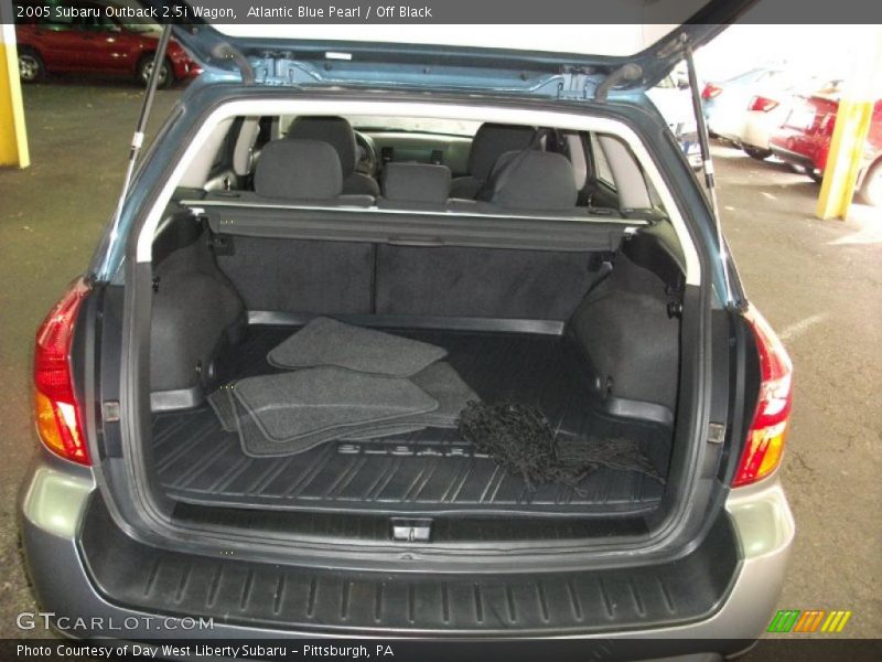 Atlantic Blue Pearl / Off Black 2005 Subaru Outback 2.5i Wagon