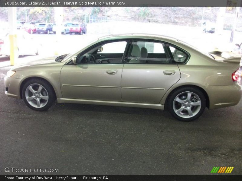 Harvest Gold Metallic / Warm Ivory 2008 Subaru Legacy 2.5i Sedan