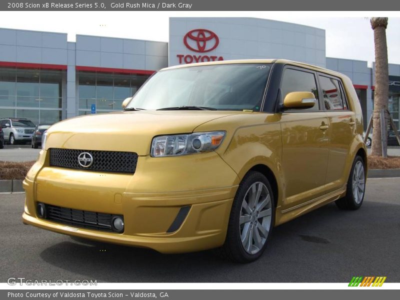 Gold Rush Mica / Dark Gray 2008 Scion xB Release Series 5.0