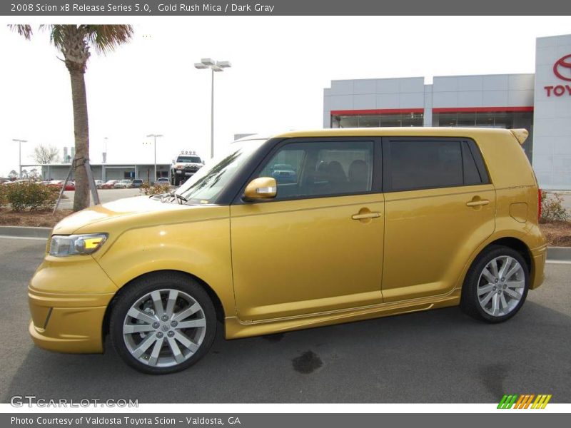 Gold Rush Mica / Dark Gray 2008 Scion xB Release Series 5.0