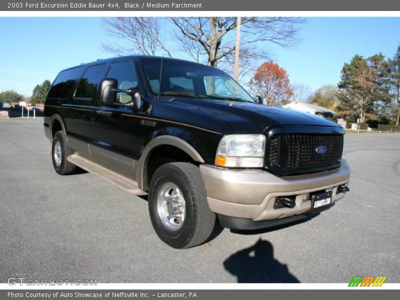 Black / Medium Parchment 2003 Ford Excursion Eddie Bauer 4x4