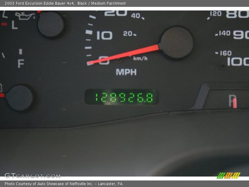 Black / Medium Parchment 2003 Ford Excursion Eddie Bauer 4x4