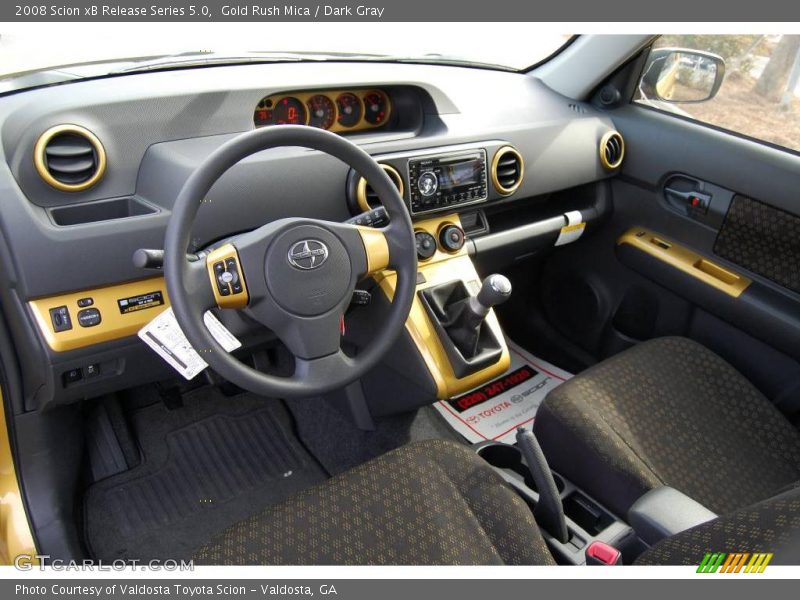 Gold Rush Mica / Dark Gray 2008 Scion xB Release Series 5.0