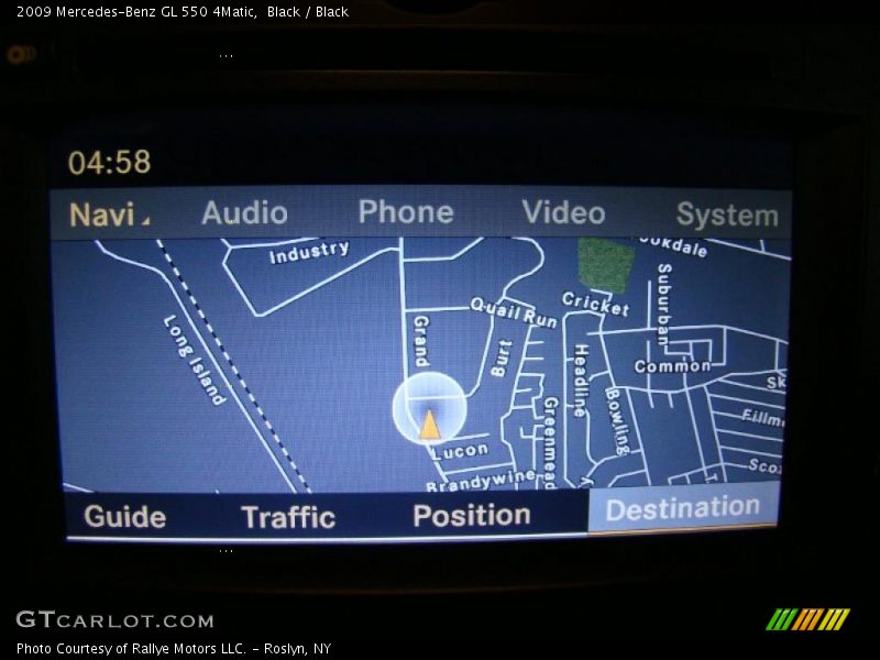 Navigation of 2009 GL 550 4Matic