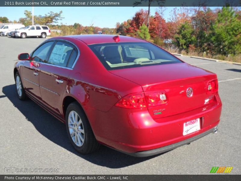 Crystal Red Tintcoat / Cocoa/Cashmere 2011 Buick Lucerne CXL