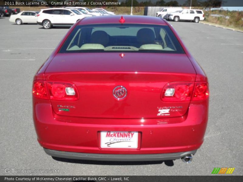 Crystal Red Tintcoat / Cocoa/Cashmere 2011 Buick Lucerne CXL