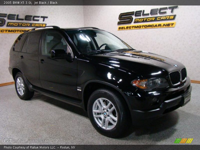 Jet Black / Black 2005 BMW X5 3.0i