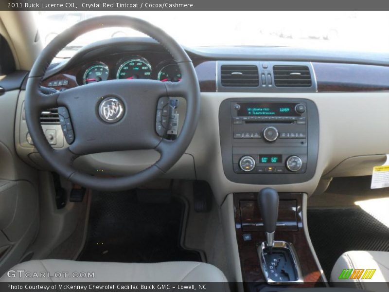 Crystal Red Tintcoat / Cocoa/Cashmere 2011 Buick Lucerne CXL