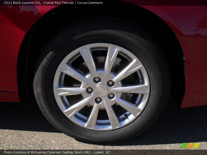 Crystal Red Tintcoat / Cocoa/Cashmere 2011 Buick Lucerne CXL