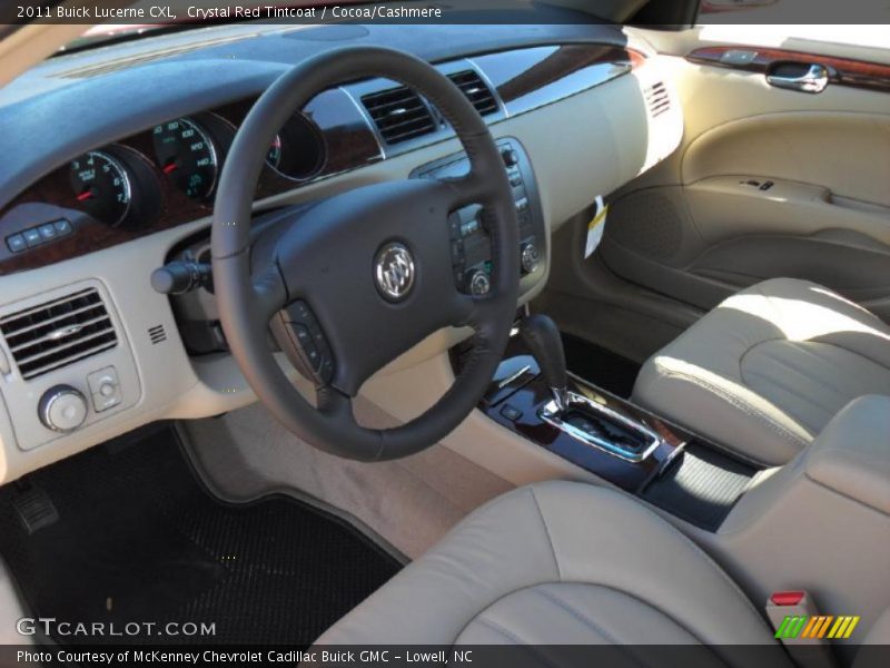 Crystal Red Tintcoat / Cocoa/Cashmere 2011 Buick Lucerne CXL