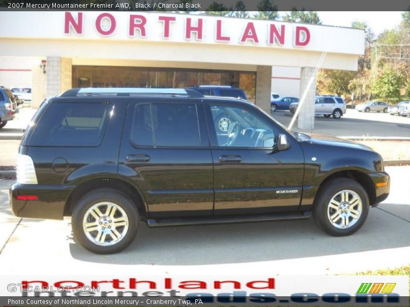 Black / Charcoal Black 2007 Mercury Mountaineer Premier AWD