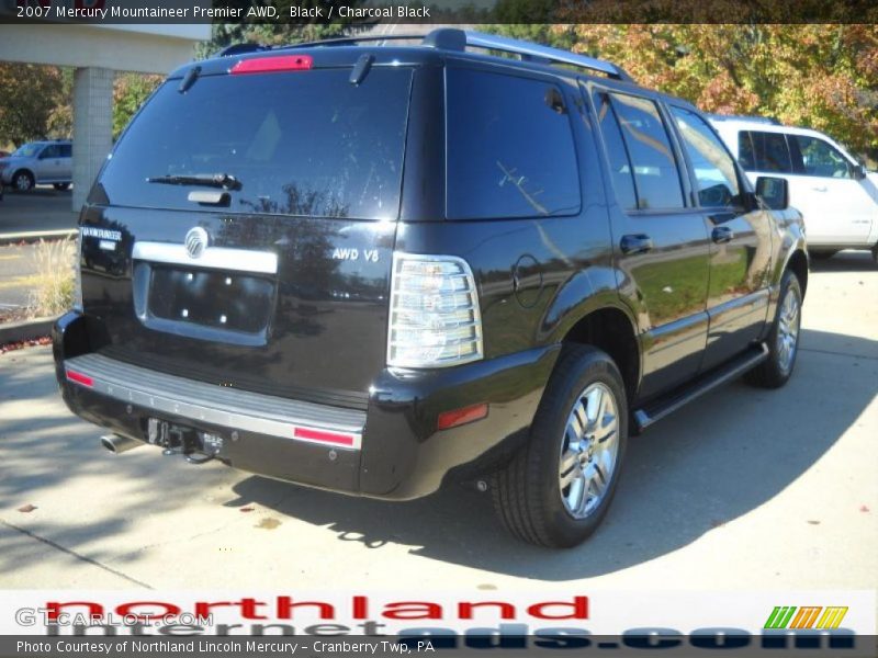 Black / Charcoal Black 2007 Mercury Mountaineer Premier AWD