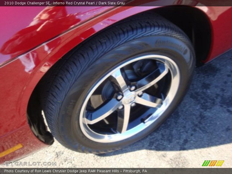 Inferno Red Crystal Pearl / Dark Slate Gray 2010 Dodge Challenger SE