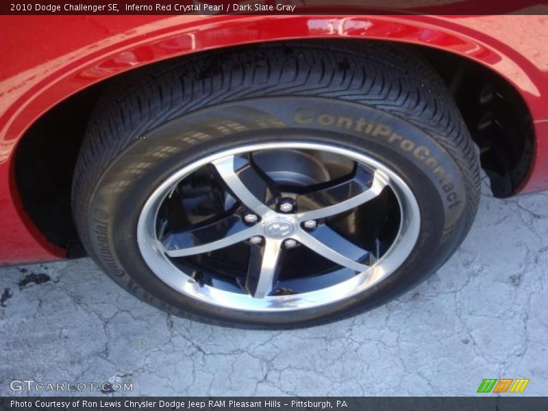 Inferno Red Crystal Pearl / Dark Slate Gray 2010 Dodge Challenger SE
