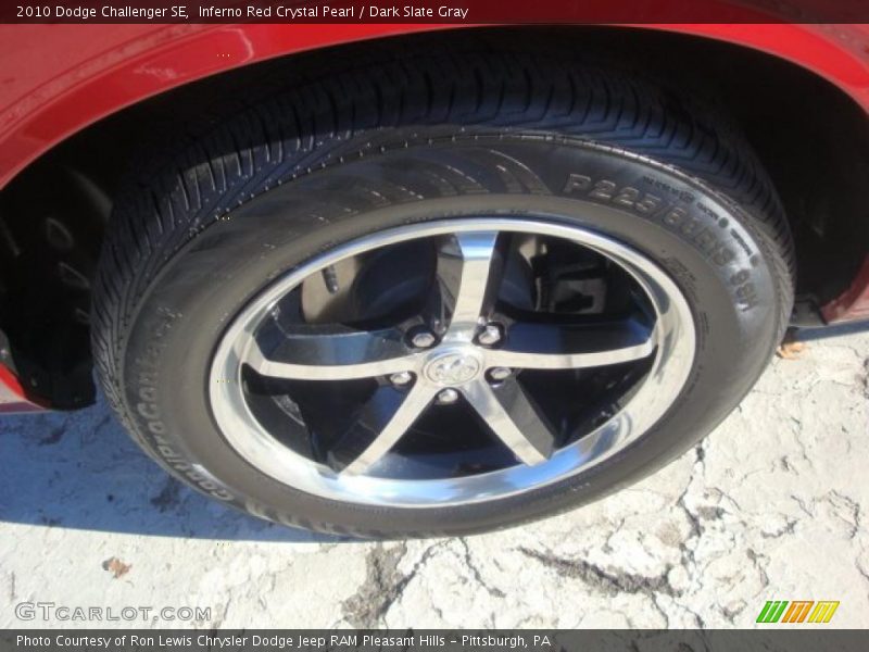 Inferno Red Crystal Pearl / Dark Slate Gray 2010 Dodge Challenger SE