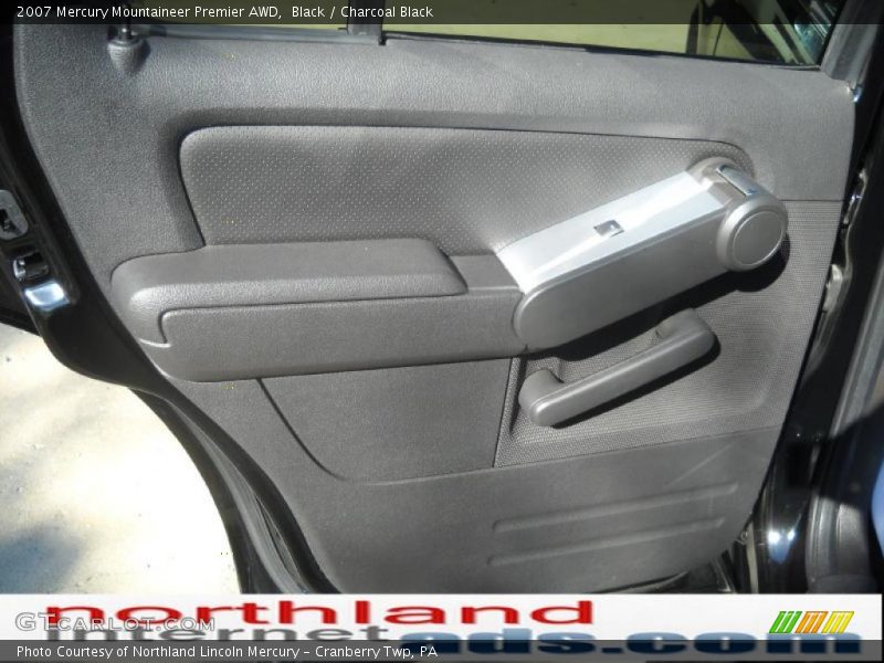 Black / Charcoal Black 2007 Mercury Mountaineer Premier AWD