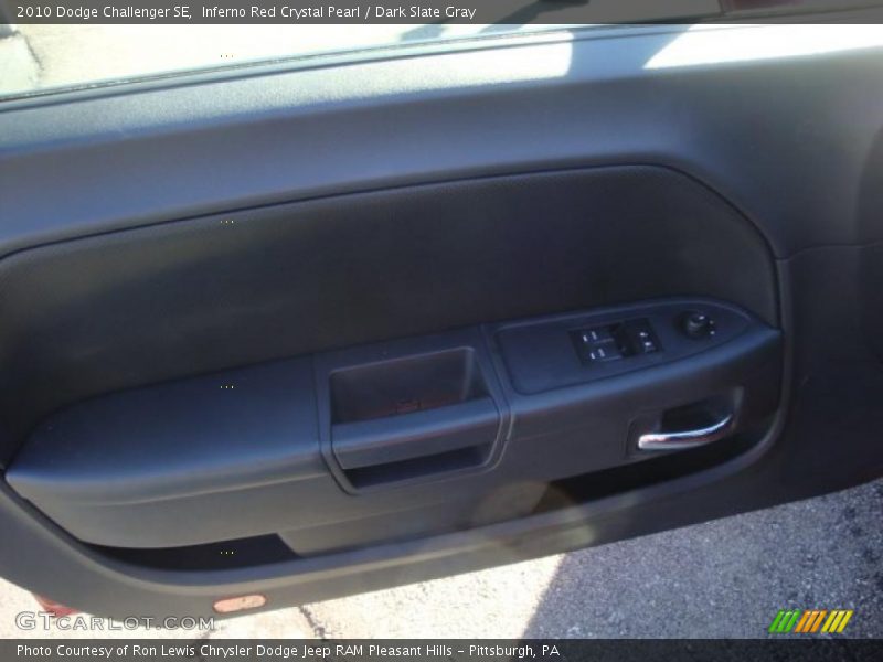 Inferno Red Crystal Pearl / Dark Slate Gray 2010 Dodge Challenger SE