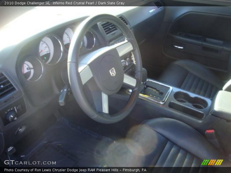 Inferno Red Crystal Pearl / Dark Slate Gray 2010 Dodge Challenger SE