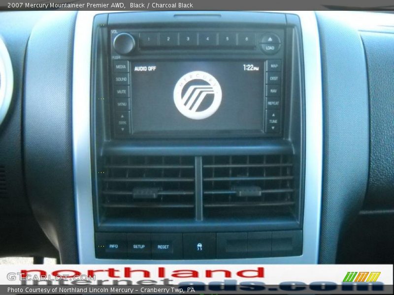 Black / Charcoal Black 2007 Mercury Mountaineer Premier AWD