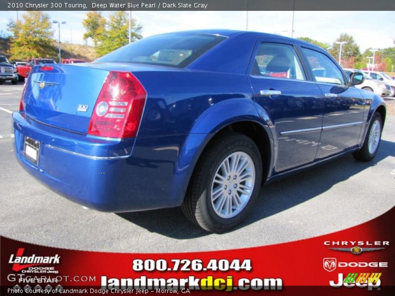 Deep Water Blue Pearl / Dark Slate Gray 2010 Chrysler 300 Touring