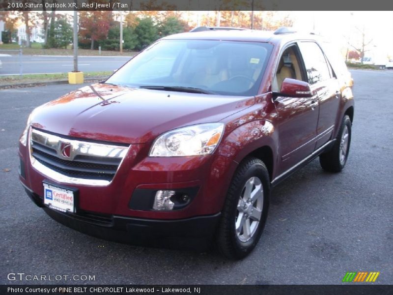Red Jewel / Tan 2010 Saturn Outlook XR
