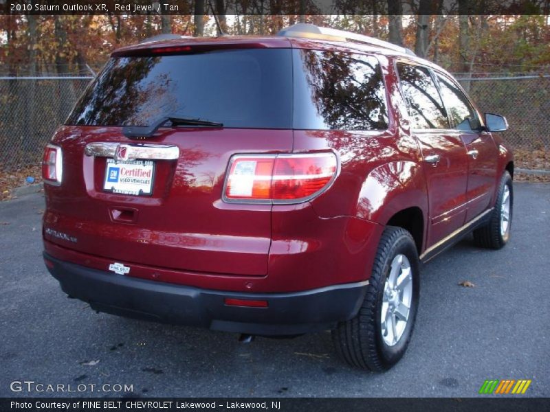 Red Jewel / Tan 2010 Saturn Outlook XR