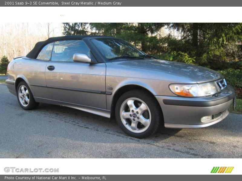  2001 9-3 SE Convertible Steel Gray Metallic