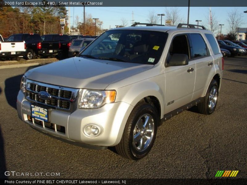 Silver Metallic / Charcoal 2008 Ford Escape XLT 4WD