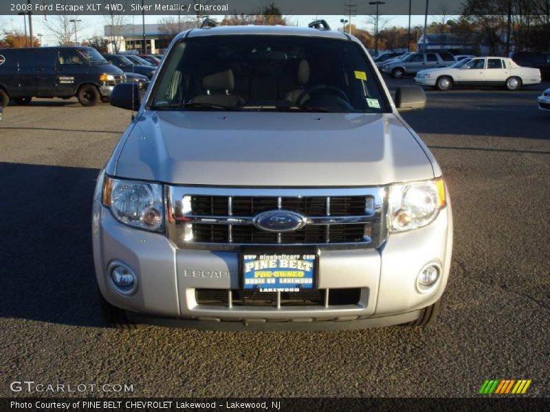 Silver Metallic / Charcoal 2008 Ford Escape XLT 4WD