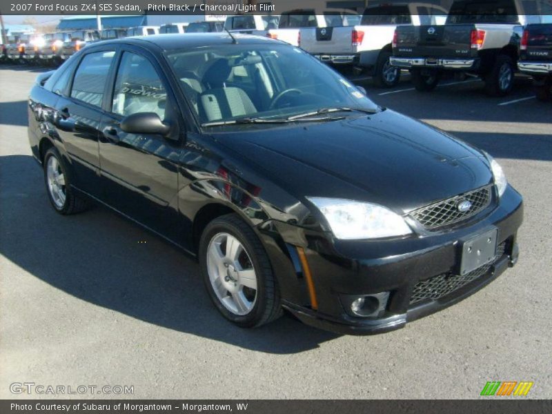 Pitch Black / Charcoal/Light Flint 2007 Ford Focus ZX4 SES Sedan
