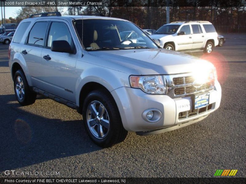 Silver Metallic / Charcoal 2008 Ford Escape XLT 4WD