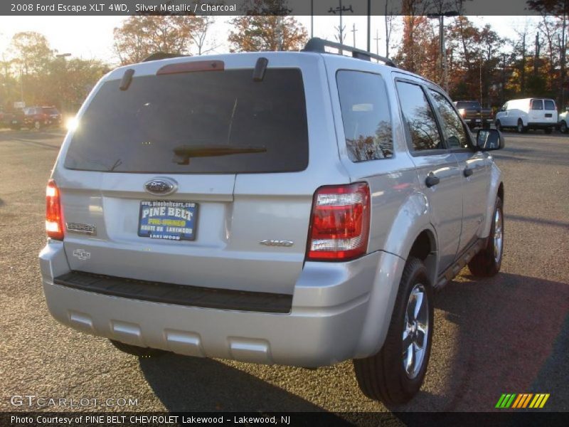 Silver Metallic / Charcoal 2008 Ford Escape XLT 4WD
