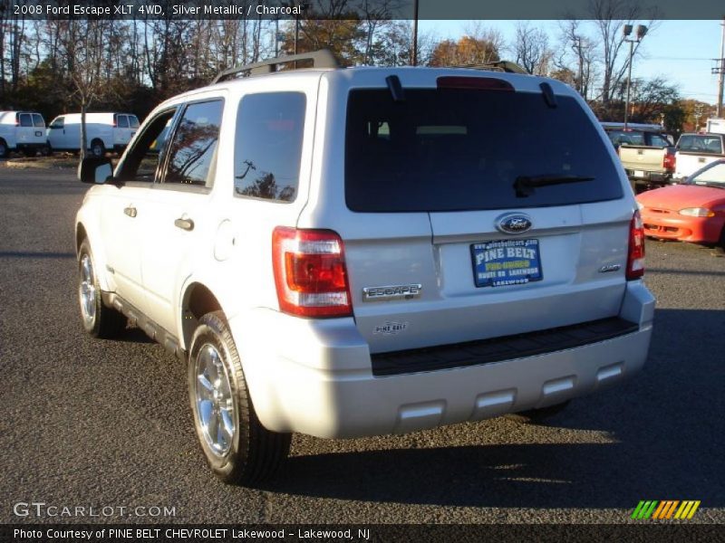 Silver Metallic / Charcoal 2008 Ford Escape XLT 4WD