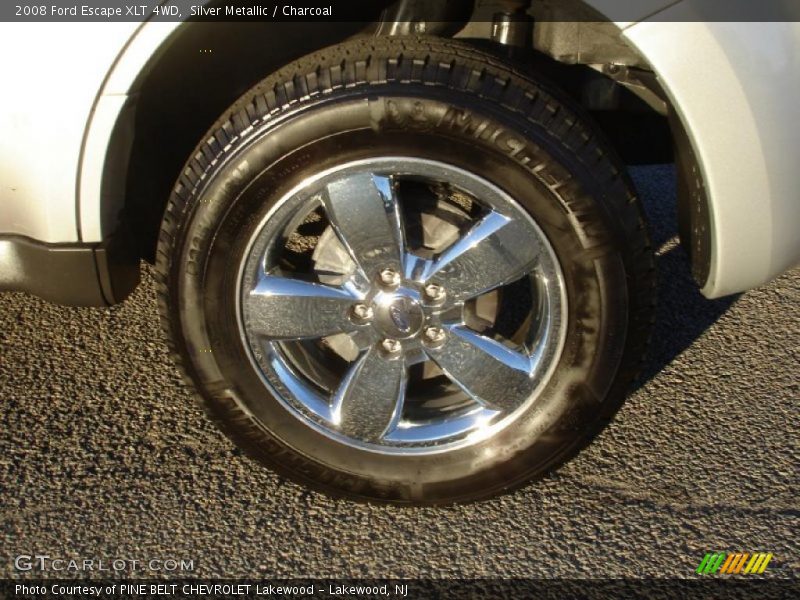 Silver Metallic / Charcoal 2008 Ford Escape XLT 4WD