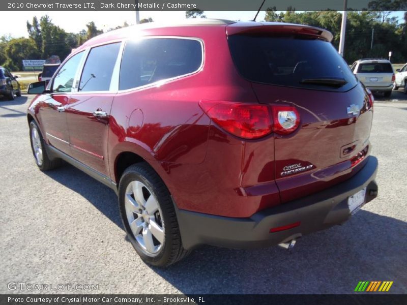 Dark Cherry Metallic / Cashmere 2010 Chevrolet Traverse LTZ