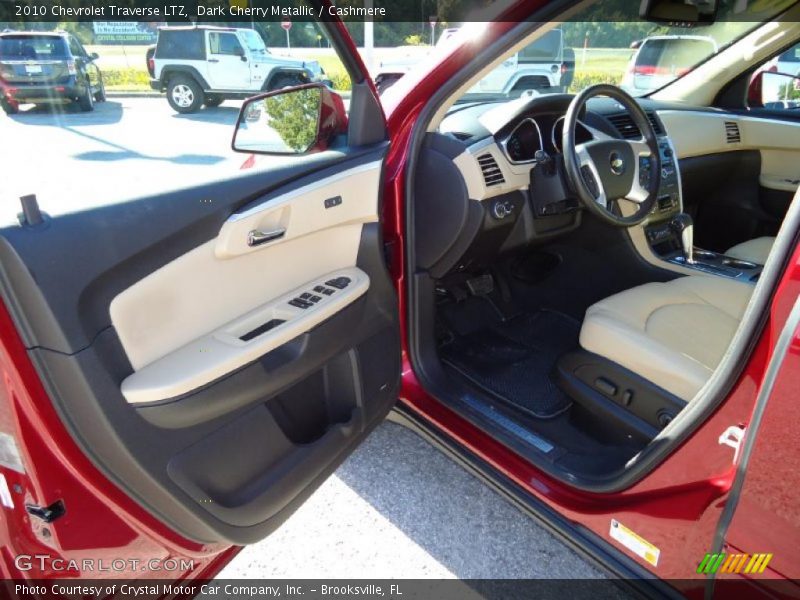 Dark Cherry Metallic / Cashmere 2010 Chevrolet Traverse LTZ