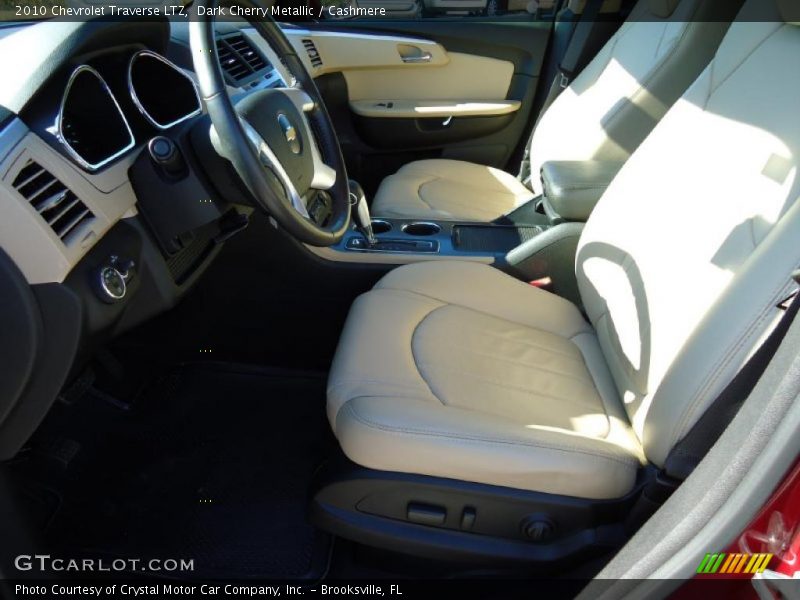Dark Cherry Metallic / Cashmere 2010 Chevrolet Traverse LTZ