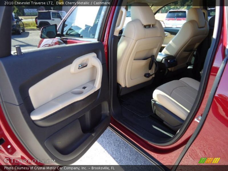 Dark Cherry Metallic / Cashmere 2010 Chevrolet Traverse LTZ