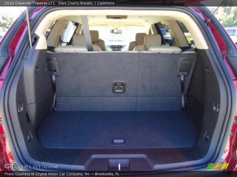 Dark Cherry Metallic / Cashmere 2010 Chevrolet Traverse LTZ