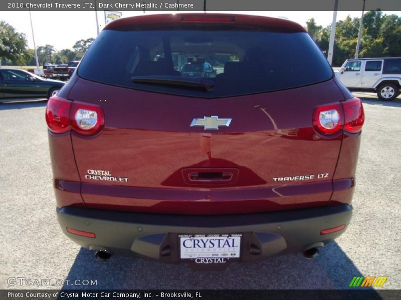 Dark Cherry Metallic / Cashmere 2010 Chevrolet Traverse LTZ