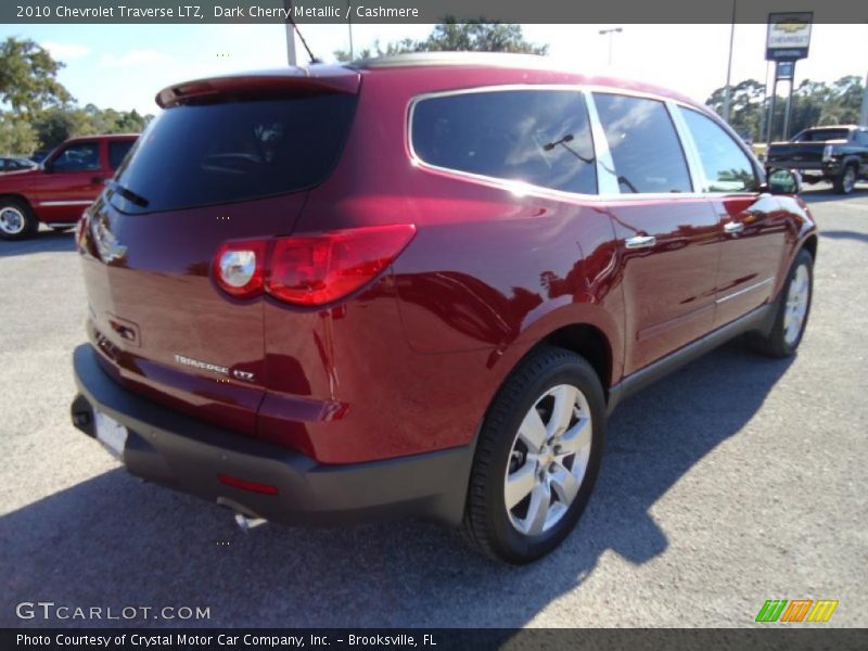 Dark Cherry Metallic / Cashmere 2010 Chevrolet Traverse LTZ
