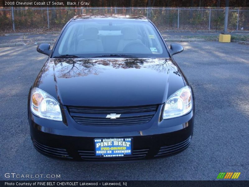 Black / Gray 2008 Chevrolet Cobalt LT Sedan