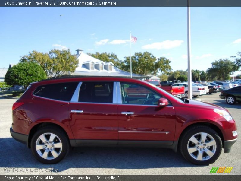 Dark Cherry Metallic / Cashmere 2010 Chevrolet Traverse LTZ
