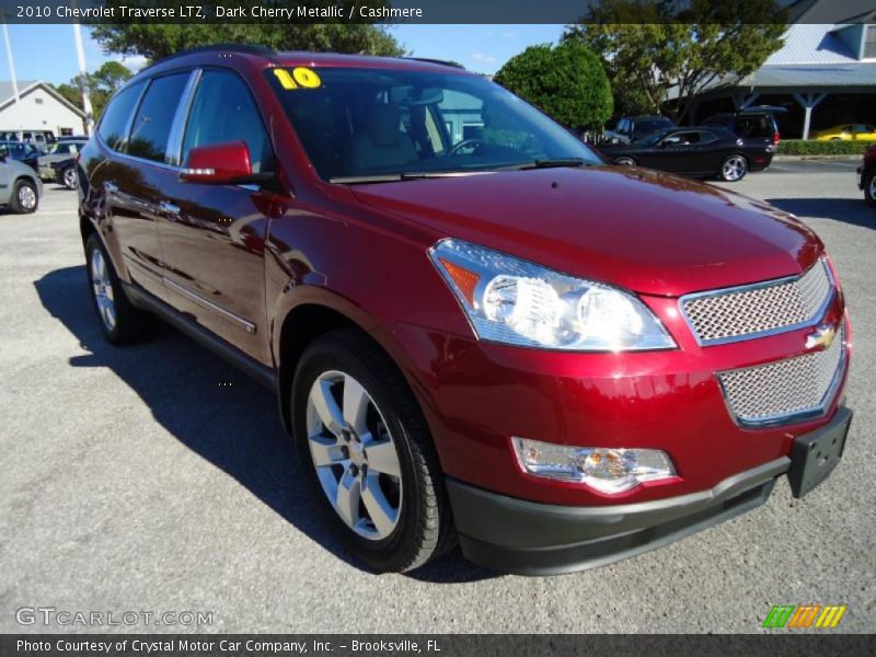Dark Cherry Metallic / Cashmere 2010 Chevrolet Traverse LTZ