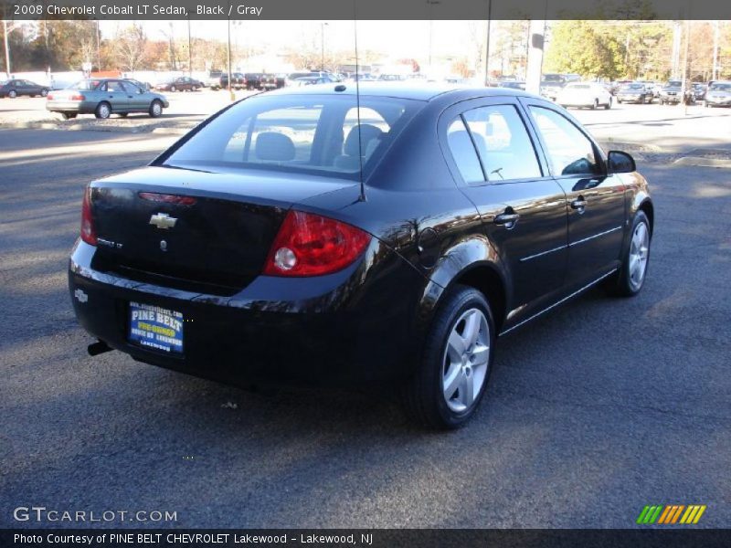 Black / Gray 2008 Chevrolet Cobalt LT Sedan