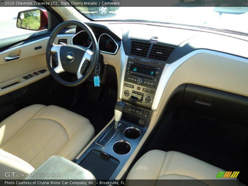 Dark Cherry Metallic / Cashmere 2010 Chevrolet Traverse LTZ