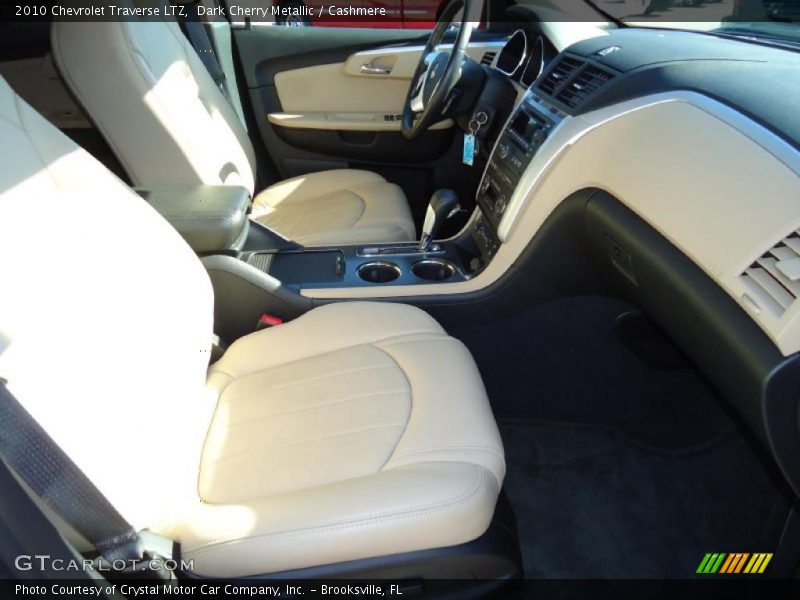 Dark Cherry Metallic / Cashmere 2010 Chevrolet Traverse LTZ