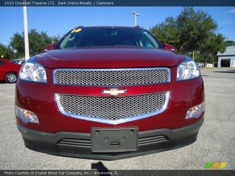 Dark Cherry Metallic / Cashmere 2010 Chevrolet Traverse LTZ